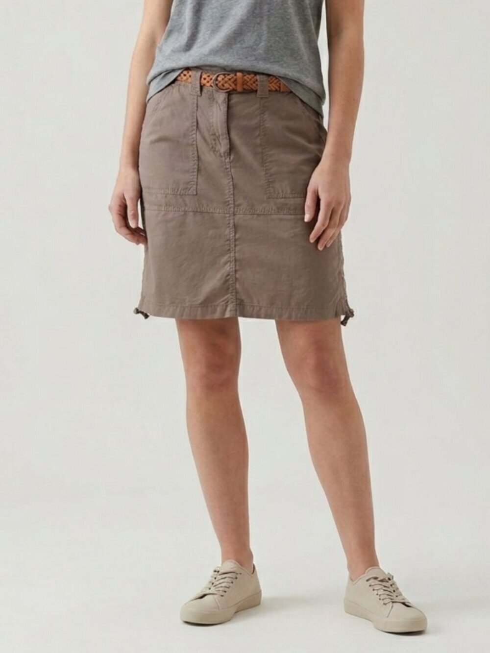 Woolrich Vintage Taupe Cotton Skirt